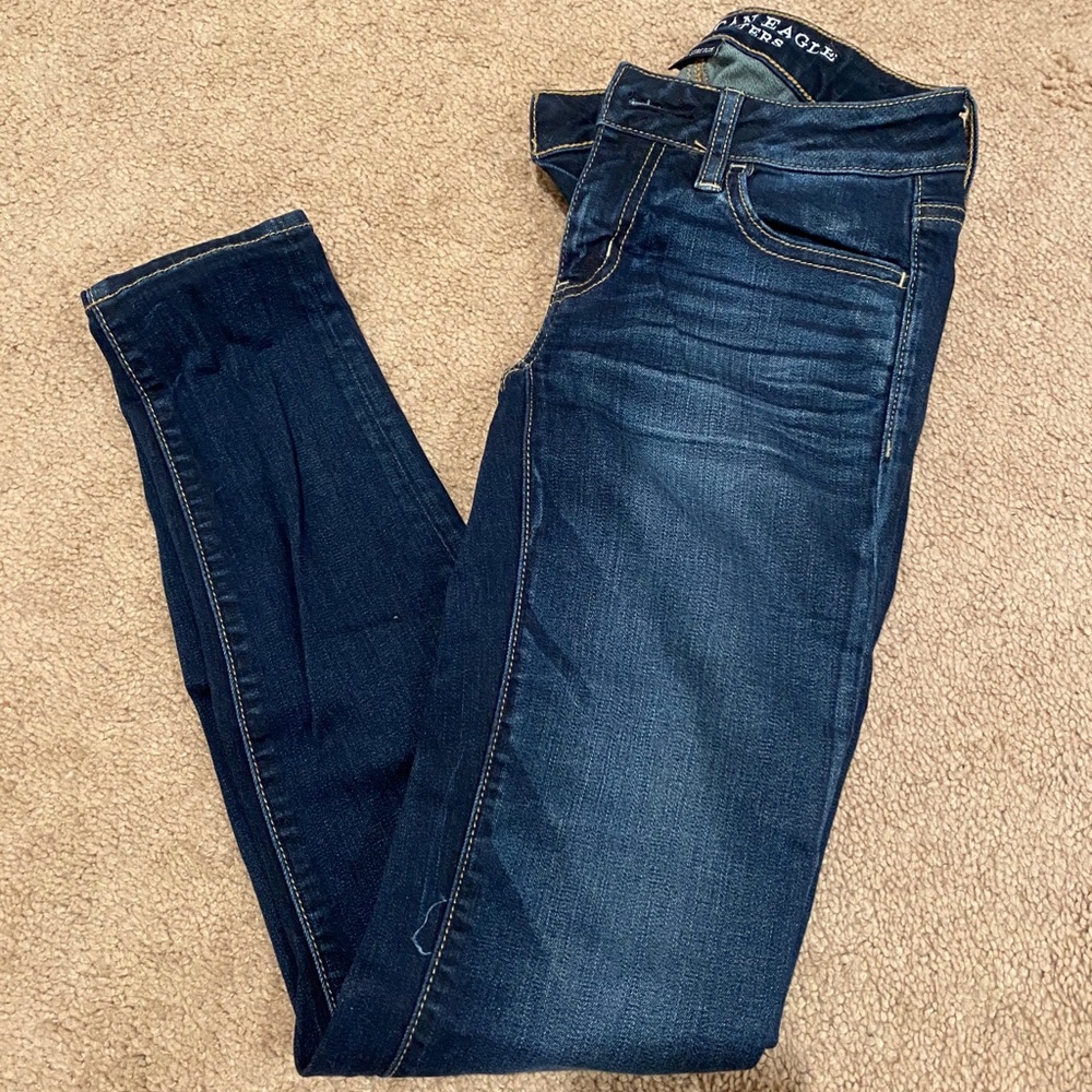 NWOT American Eagle low rise skinny jeans size 0